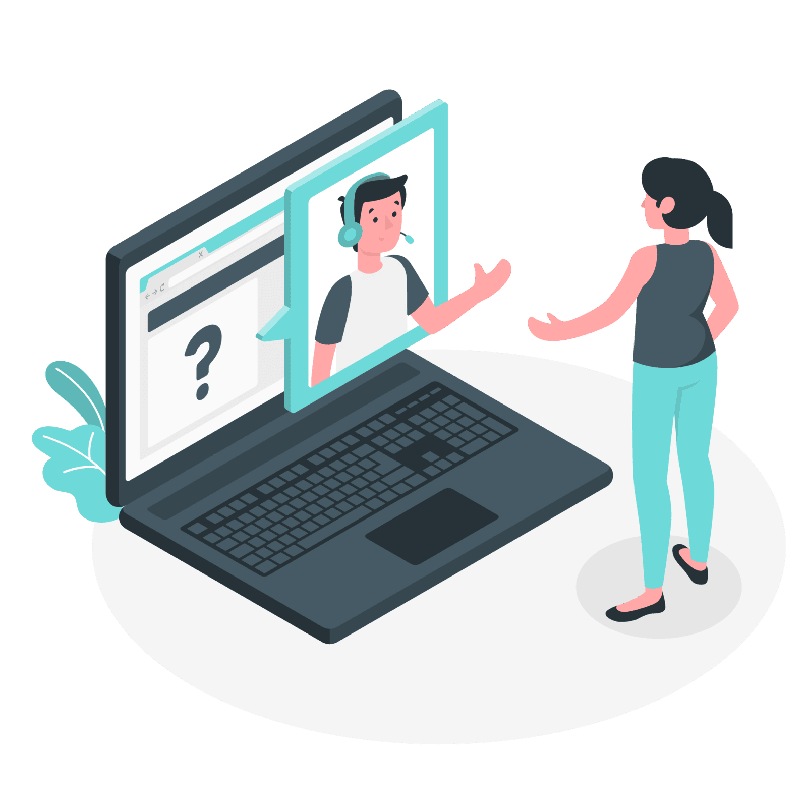 Customer Support Illustration